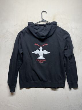 Moog Music Hoodie Men’s L Black Full Zip Graphic Print Hooded Sweatshirt